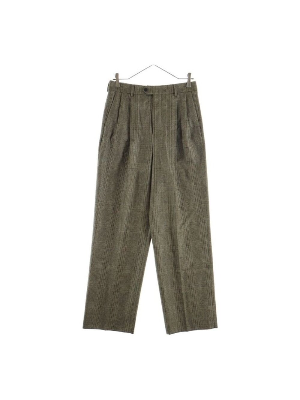 Celine Skate Pants Prince of Wales Check Brown